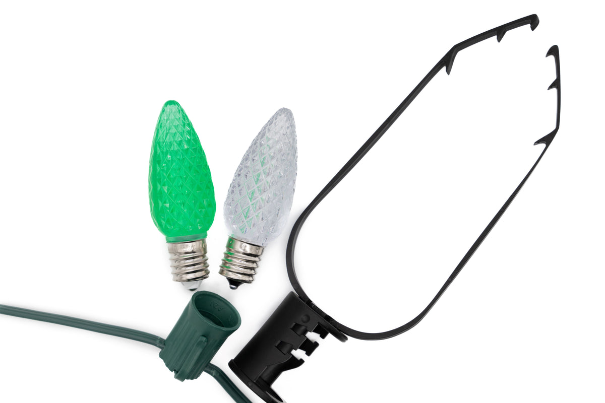 Ridgeline Stringer Kit - Green & Warm White Alternating - Per 10 Foot Section