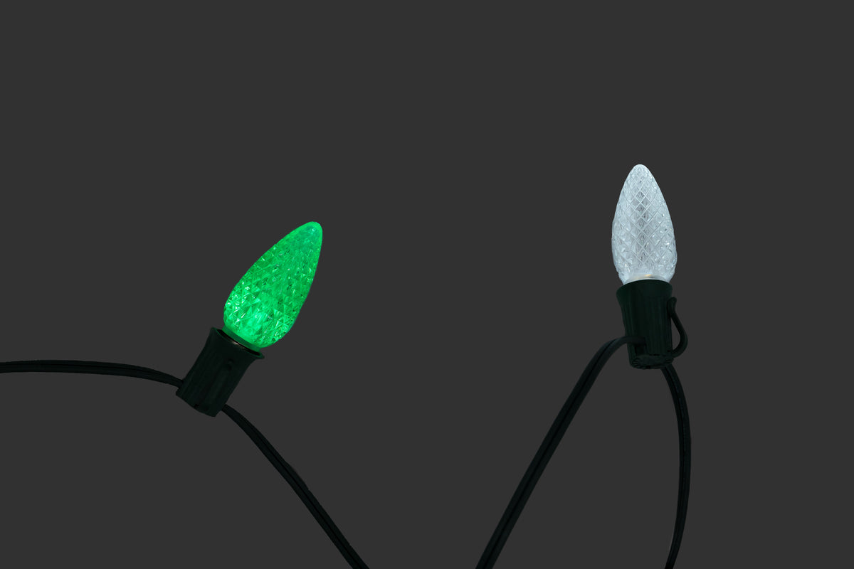 Ridgeline Stringer Kit - Green & Cool White Alternating - Per 10 Foot Section