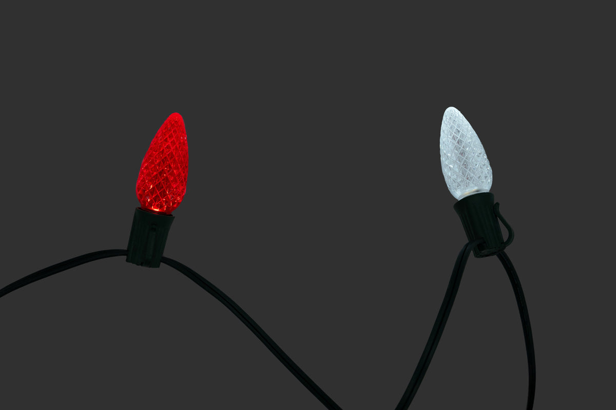 Ridgeline Stringer Kit - Red & Cool White Alternating - 10 Per Foot Section